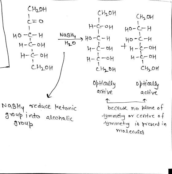 CH, он Н-С-ОН 1 НО -с- H H-C- он не он NaBly H₂O СИ, ОН CH₂OH | | но-с- H но-С - Н но-С-Н h-t- он +н -- он H– -он Н-c— он и 1
