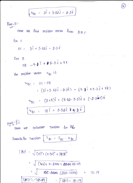 tHere he find positico vec o rom 8to св .ibe position vecto. YBcǐs 15. 19 18c) 5.19