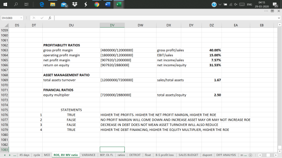 W v - ENG a 1x 3 04:15 29-03-2020 | 7 X DV1083 - DS X DI fi S DU DV DW DX DY DZ I EA EB . PROFITABILITY RATIOS gross prof