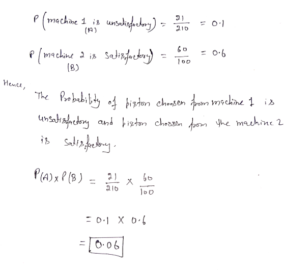 machine 21 unsatis 1 is (A) 210 p (machine 1 is unselinfockovy) - 3.0 = 0.1 p/machine 2 is Salisitaetery) = Go = 0.6 (B) 60 m