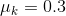 μα = 0.3