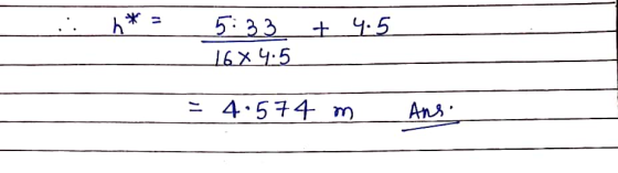 + 4.5 5:33 16x4:5 4.574 m Ans.