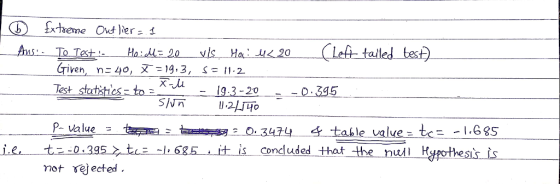 Test stathsHes-to 0 345 Va lue &table valve- t 1,53 .-. ͱ is concluded that the null-Hypothesis is mot rejected