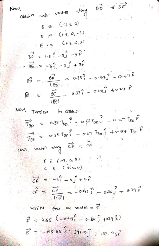 obtain unit vect히 (-5,0,-3) I. 5, O,3. D 드 LBE) Tenon in cali.s Be C Co e,o) 455 C-。.41; つ