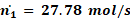 ni = 27.78 mol/