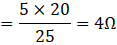 5 x 20 25 -= 422