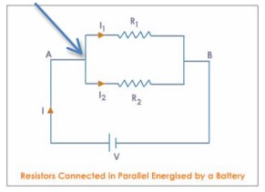 Resistors Connected in Parallel Energised by a Battery
