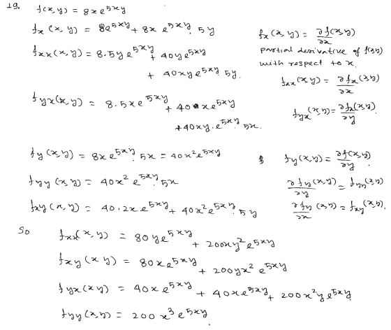 14. сх 4) = 8x e5*3 Вх (х) = 85xа Қха + %xg қа 4 xxx, a) = 8.52 р Баа #x (9) - әсхә) г. partial desivative of fran) with resp