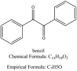benzil Chemical Formula: Ci4H1o02 Empirical Formula: C,HSO
