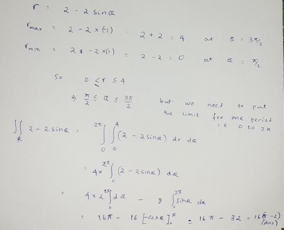 r . 2 - 2 since max & 2-2xE1) = 2+2 = 4 at 0 = 3/2 1 - 2 - 2 x(i) 2 -2 = 0 at c : 7 oers4 => QS 34 but the we limit need for