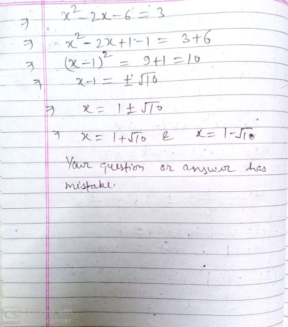 x ² x 6 = 3 21-23 +1 -1 = 376 (0-1)2 = 9+1 =10 xt = t 16 3 2 x = 1 2 To 4 x = 1 +STO & 2= 1-5To or answer has your question m