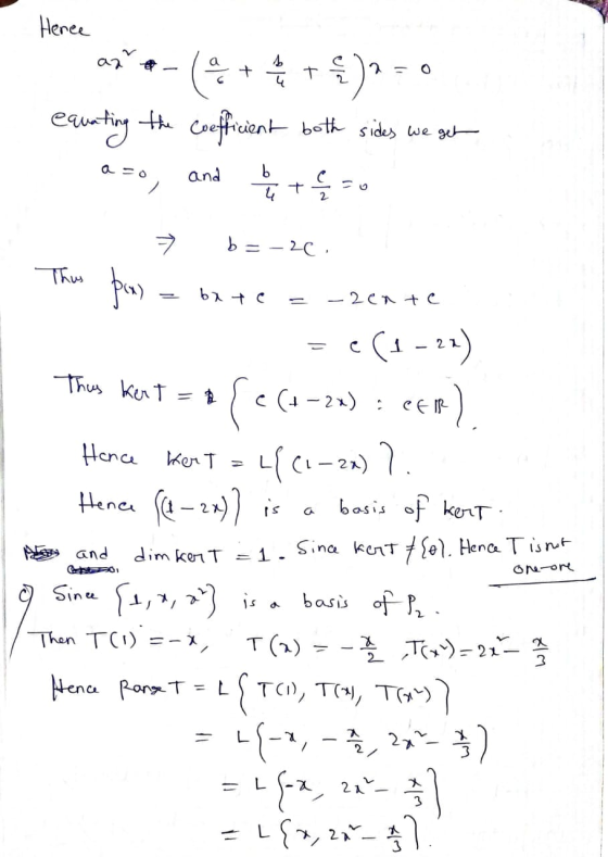 an a + Herce A te 2)2 = equating the Coefficient both sides we get aso, and 블을 b b=-20 This bate -2ente Thus Kert = N and bou