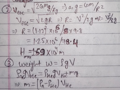 ver=126 mg / kg ) as g = Gm / 22 Vese= VER = R 8/2g 2= V8 => R=(1:125 x1$ /ax 9-8 = 1.25x10€ /18:44 H =159 x10m 6 weight w=fg