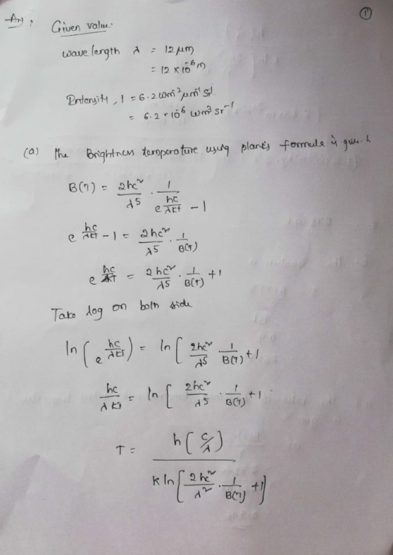 A Given vol twen valu- 12 xto hc ho S BCT) Takn log on both shdu hc A ki (45 BC)