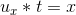 U *t=