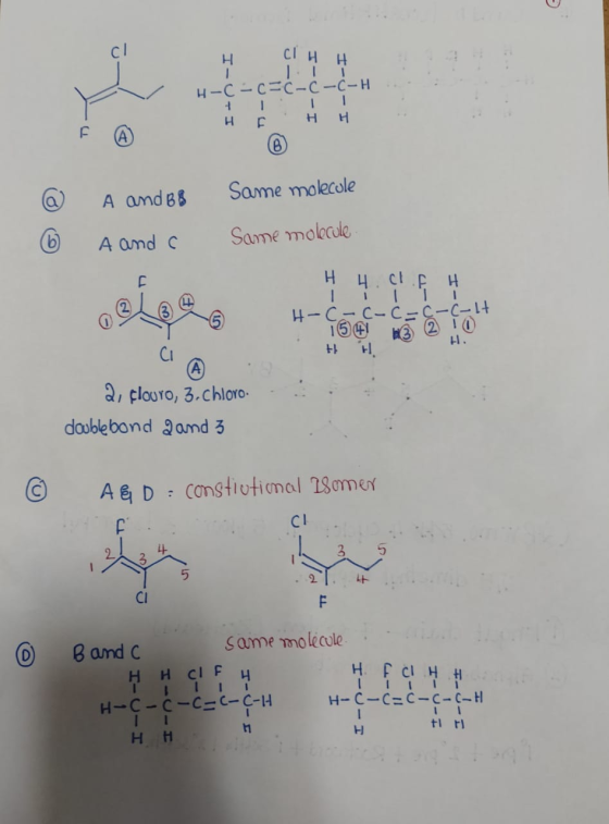 CL4 H : I-U C-C=C-C-C-H .. - - H fH H Same molecule @ 6 A and BB A and c Same molecule. - H 4 Cl. FH C-c-c-c-C-lt 154 3 2 1 5