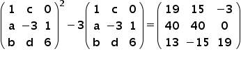 (1 C02 (1c0 19 15 -3 a-3 1 -3 a -3 1 = 40 40 0 bd 6) bd 6) 13 - 15 19