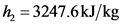 h = 3247.6kJ/kg