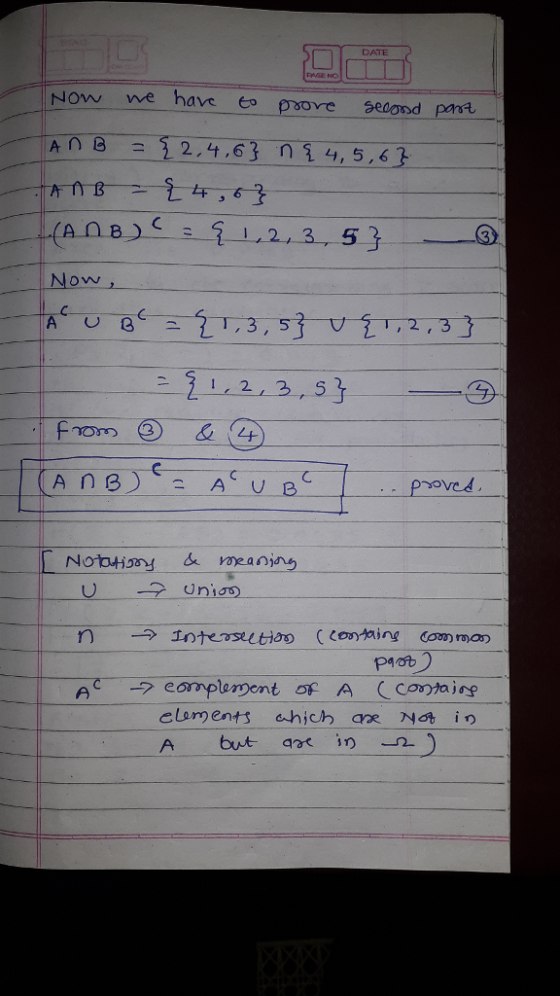 DATE FAGE NO Now ne have poove selond prt Now ,2,3,5 4+ prove & Notiy anin Prob Part