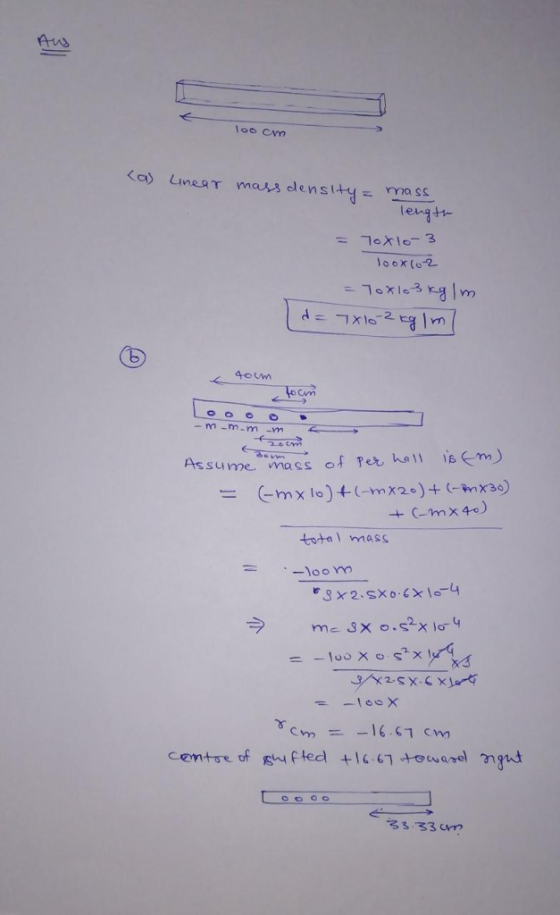 leng tm Assume nass of Pet hll ism total mass loono 82.SXo xo- cm-一16.67 cm CAs 弓5.33 crn