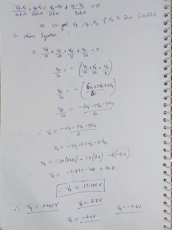 =0 VnV+ kovot v vo + Vo - Vp Toka 20kan Trka 30kn & V, s. 300 Subetitute as we got re , &o,& in above Squation Vp + 2 + 4 + t