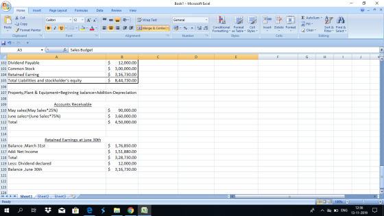 Book1 - Microsoft Excel - X Home Insert Page Layout Formulas Data Review View * Cut Copy = = = General Calibri BI U - - 12 -