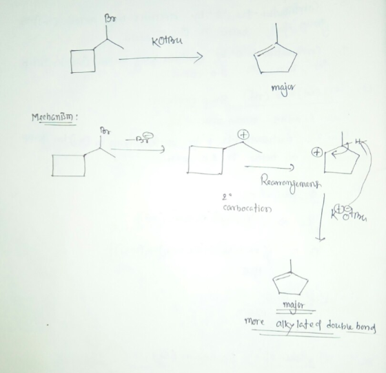 Kotu meja Meehanim Reamenguments 2 carbocation wmajor more alky latef douple bend