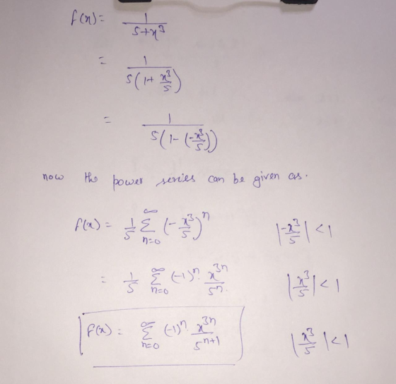 f(0) = s 1 (1) ।। now the power series can be given as- [ (x) -NE () 19 120 3n x neo f(a): है Th X