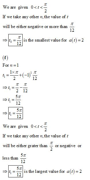 We are given 0 < t < If we take any other n, the value of t will be either negative or more than_ 12 Ito = 1 is the smallest