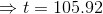 t= 105.92
