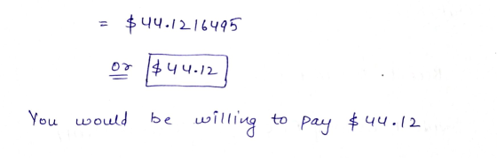 $44.12.16495 อาช $44.12 You would be willing pay $4 44.12