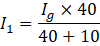1,-1, x 40 40 + 10