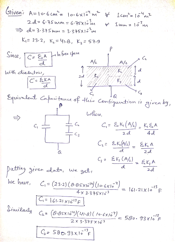 - Icus=104 m² Imma 103m Giveni A=1006 chiz 1006x109 m² if zd=6.75mm = 6:75x10m & > d= 3.375mm = 3.375x10 m Ki= 23.2, K2 = 41.