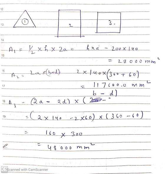 12 3. 13 A = V x hx za a hxa 2008 luo 15 22 OOO mm 16 Az L 17 mm 2 Lakbed} xtwoxf30 60+ 60) 11 7600.0 b-d) Qa 2 d) x ( 2 = (2