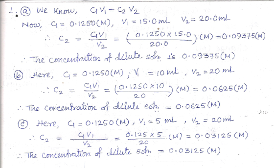 t. @ We know, av,=C2 V2 Anne Now, Q = 0.1250CM), V; = 15.0mb vz = 20.0mb i C2 = GV = L0-1250x 15.0 * 15:0).(M)=0.09375(M) 20.