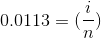 0.0113 =