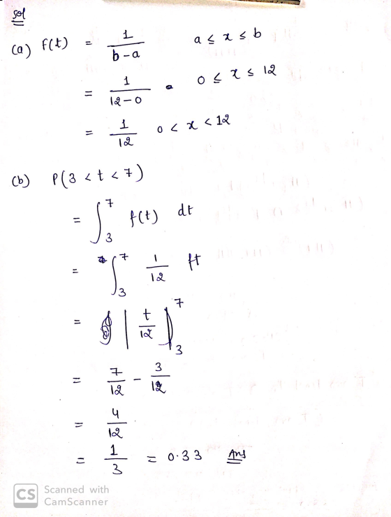 sol 1 a 4 1 <b Ca) f(t) ه - b 1 ها > 7 4 0 و ( - O 1 0 / 1 / 18 ا\ | 3 / (t4 3 )) (ط) 4 f(t) de 3 1 لا ۔ ht 3 14 t وا 3 3 همه