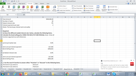 Excel 8.xlsx - Microsoft Excel X 90 = File Home Insert Page Layout Formulas Data Review View - 2 x fr EO ? A o @ Calculate No