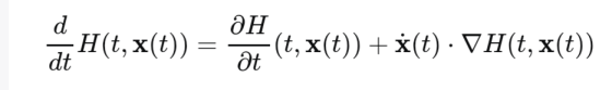 d Ht, x(t) dt = aH (t, x(t)) + X(t) VH(t, x(t)) at