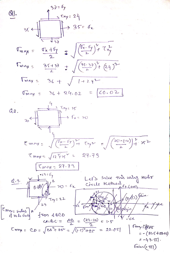 .37= by stry = 24 ***y 2 24 Tinay = Petry - J (2 syl & the Tmax= 35+27 - (35-23) 4 (2432 Tmax = 36+ ✓ 1 +242 . Imax = 36+ 24.