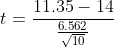 11.35 - 14 10