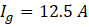 19 = 12.5 A