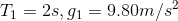 Ti = 25,91 = 9.80m/s2