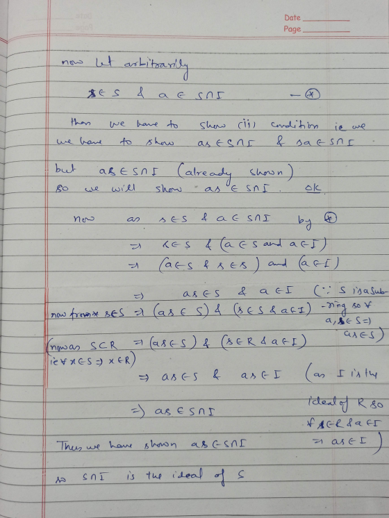 SO Date Page now let arbito astitoardly XES & a & sni X then we have to show rii Conditin ie we & sacsns we have show asesni