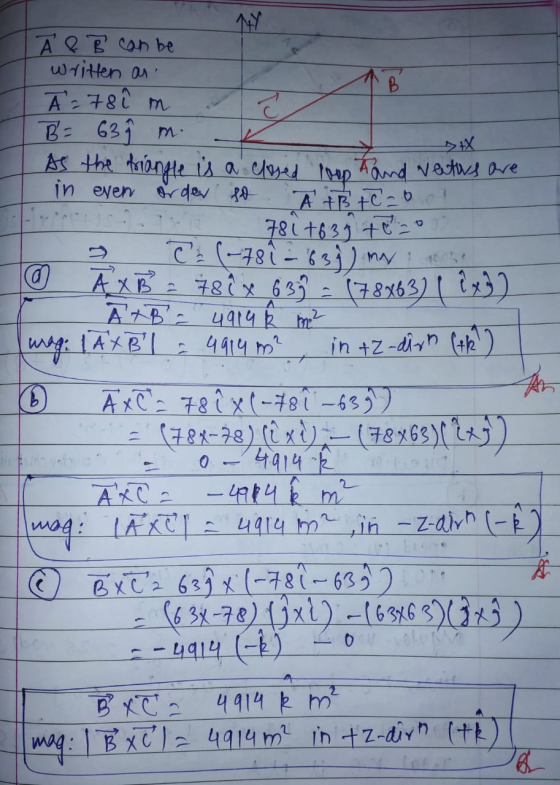 Ā ? B can be written an Ā782 m B = 63 Î m. As the triangle is a closed loro fand weaths are in even order to A Btc-on! 781 +6