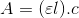 A = (el).