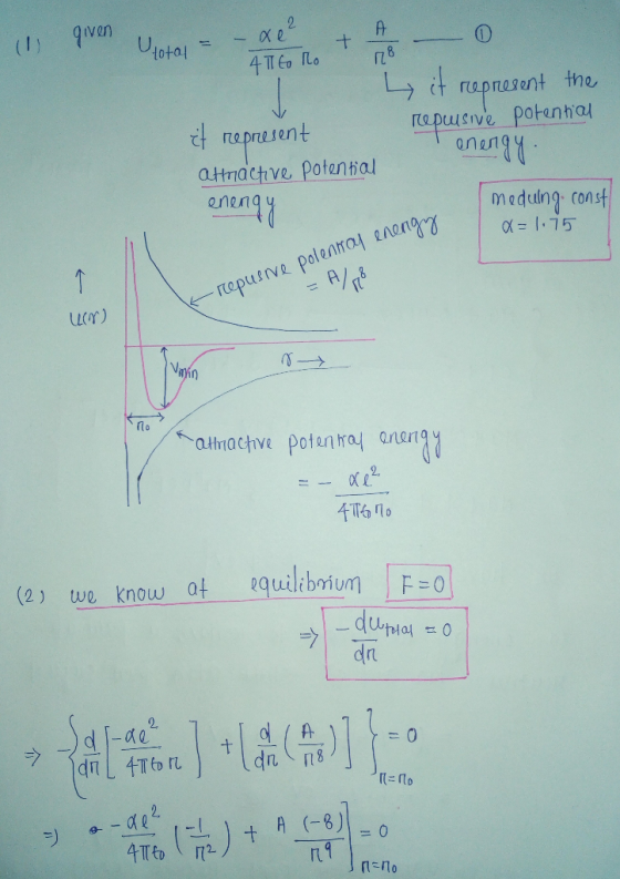 2 O given ( ) ( 0 L + 00 = - 1 2 4T to no I it represent attractive potential it represent the repusive potential present Ten