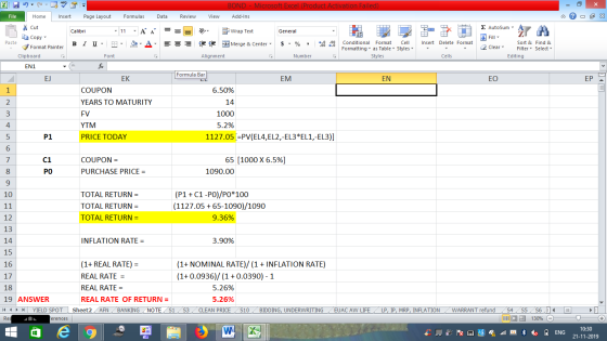 - 2x Σ AutoSum : A Cell Styles Insert Delete Format Fill 2 Clear Sort & Filter Editing Find & Select Cells BOND - Microsoft E