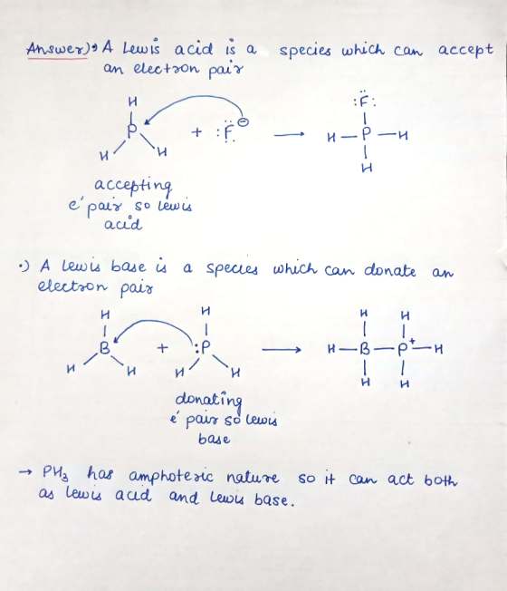 Answer)s A Lew is acid is a an electoon pair species which can accept K H _ accepting epair so lewu acid A Lewu base u a spec