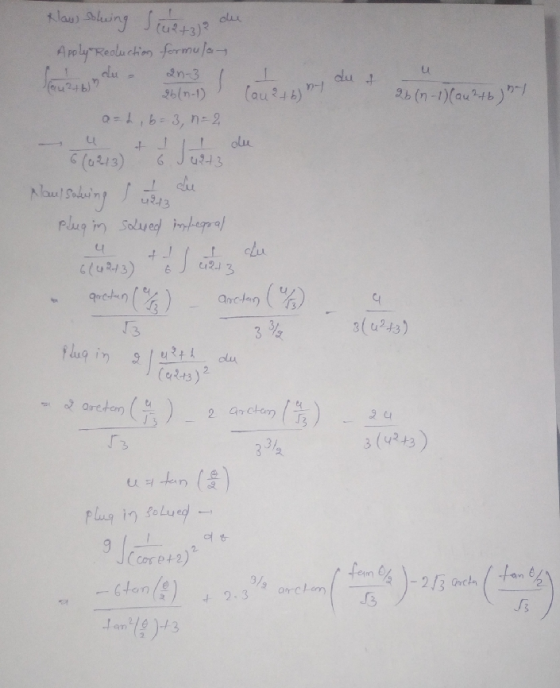 klaw shing Stuetaje de Apply Redluction formular du - 2n-3 I I au 2+6) 9b1n-1 (ou 24 607 a = 2, 6= 3, n = 2 du f. u 96 (n-1